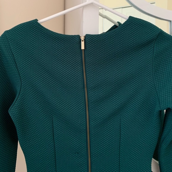 Forest green ribbed dress - Picture 5 of 5
